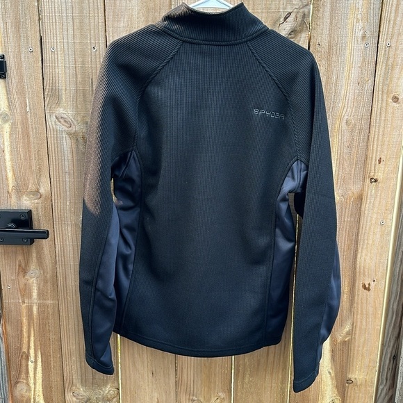 Spyder Men's Gait Half zip jacket, Black Size Medium - Picture 6 of 6